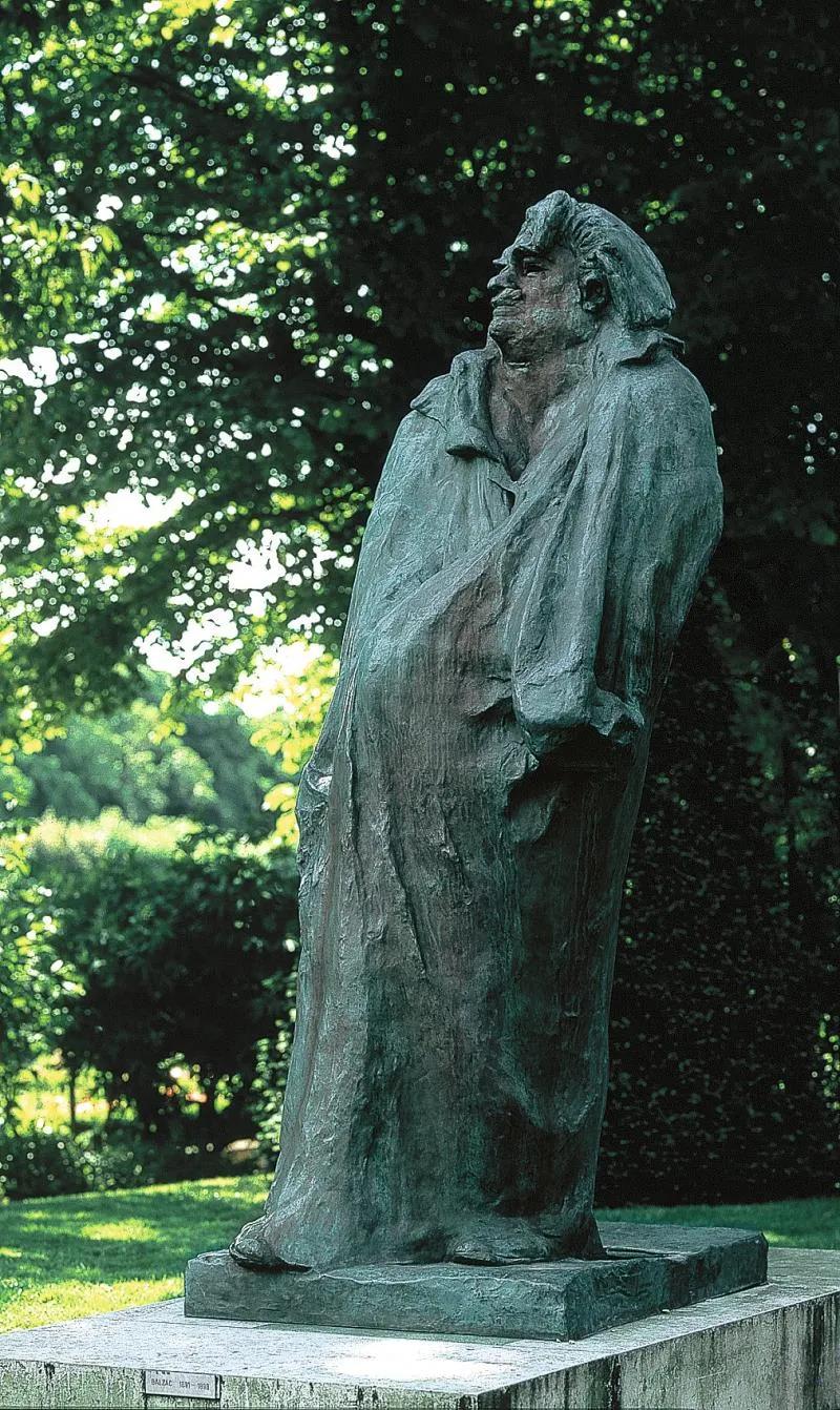 罗丹博物馆的巴尔扎克雕像